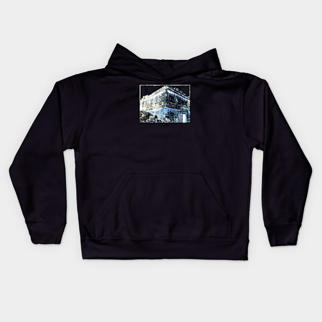 Mayan temple ruins Kids Hoodie by Aurora X